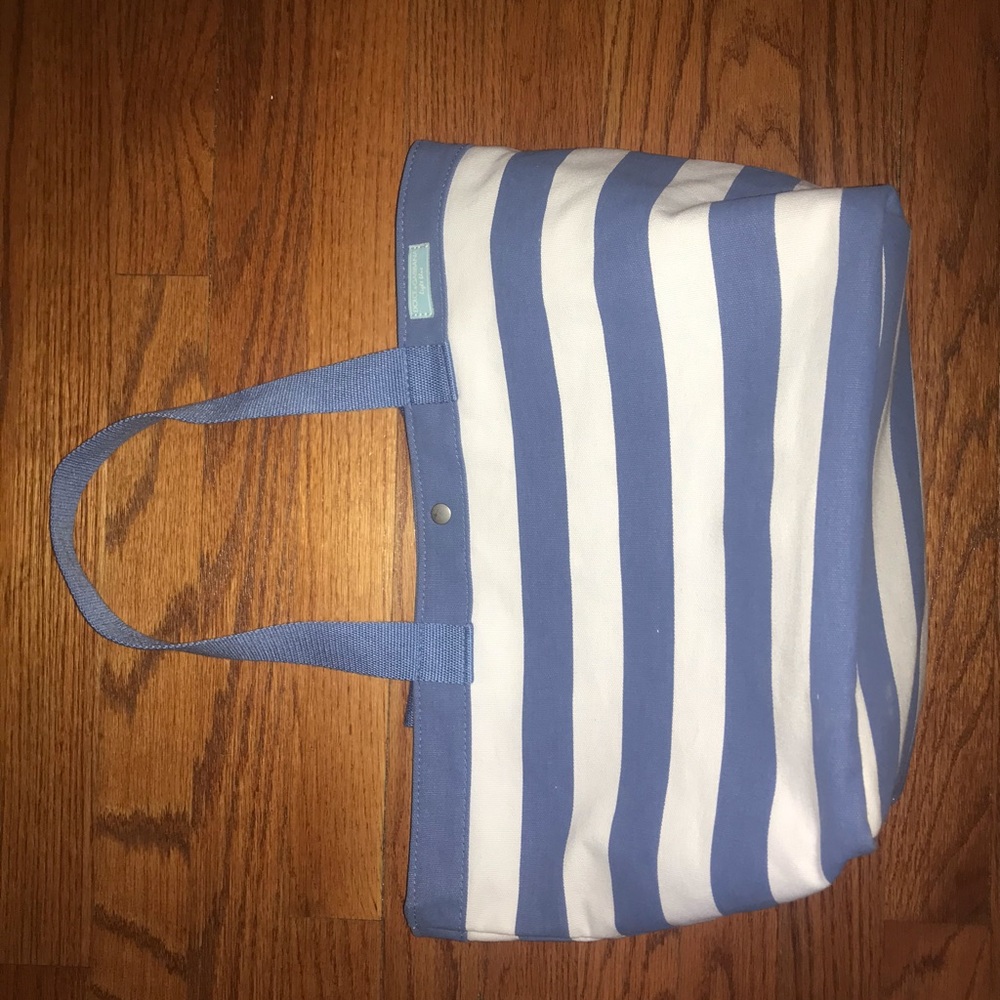 Dolce & Gabbana Tote Purse Blue and white stripe